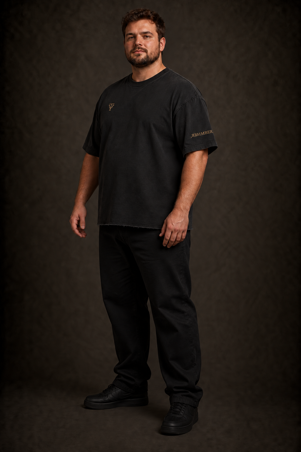 Remember, — Faded Raw-Hem Tee